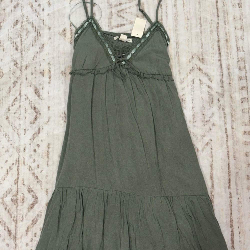Aeropostale Green Midi Dress